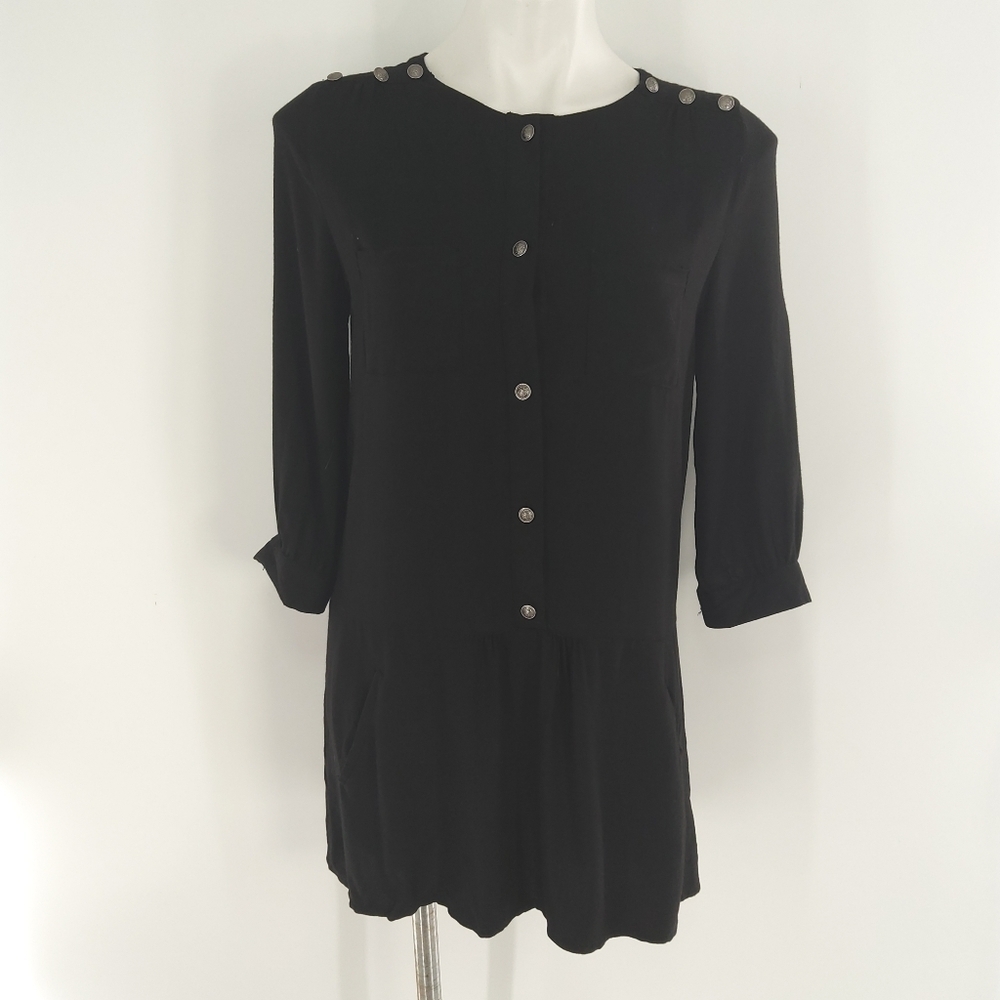 IMAGINARY VOYAGE BUTTON DRESS